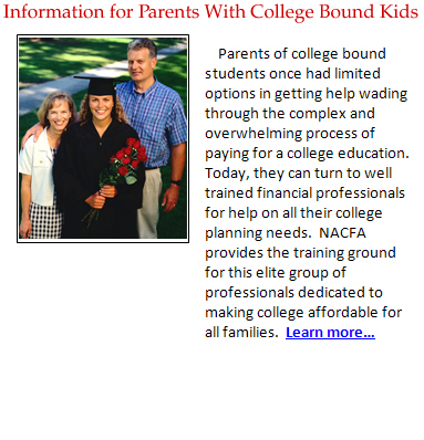 Information For Parents With College Bound Kids